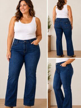 Royalty For Me Women’s Contour Bootcut Jeans – Size 24W – NWT